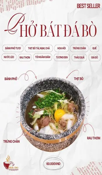 Chi tiết các thành phần trong một bát phở bò viên truyền thống hấp dẫn