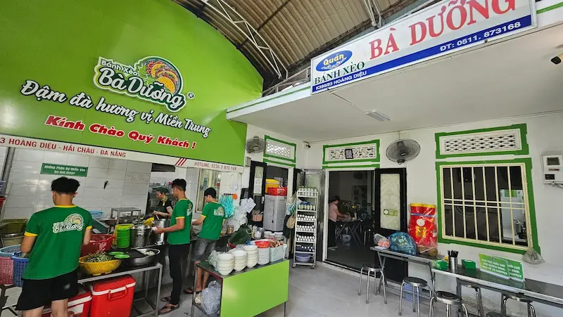 Ghé bánh xèo Bà Dưỡng thưởng thức bánh xèo ngon ở Đà Nẵng (Nguồn: Internet)